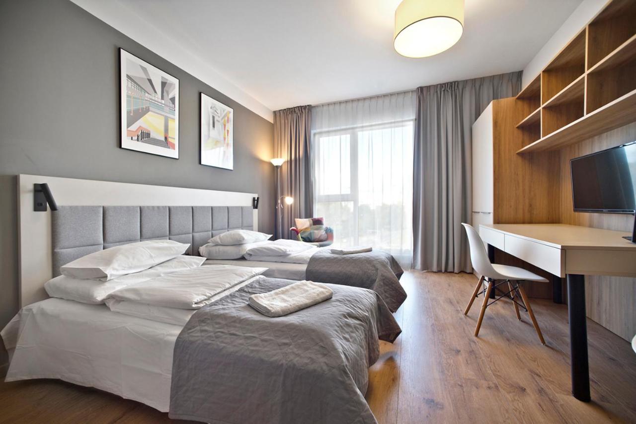 Wolska Residence Serviced Apartments Varsovia Exterior foto